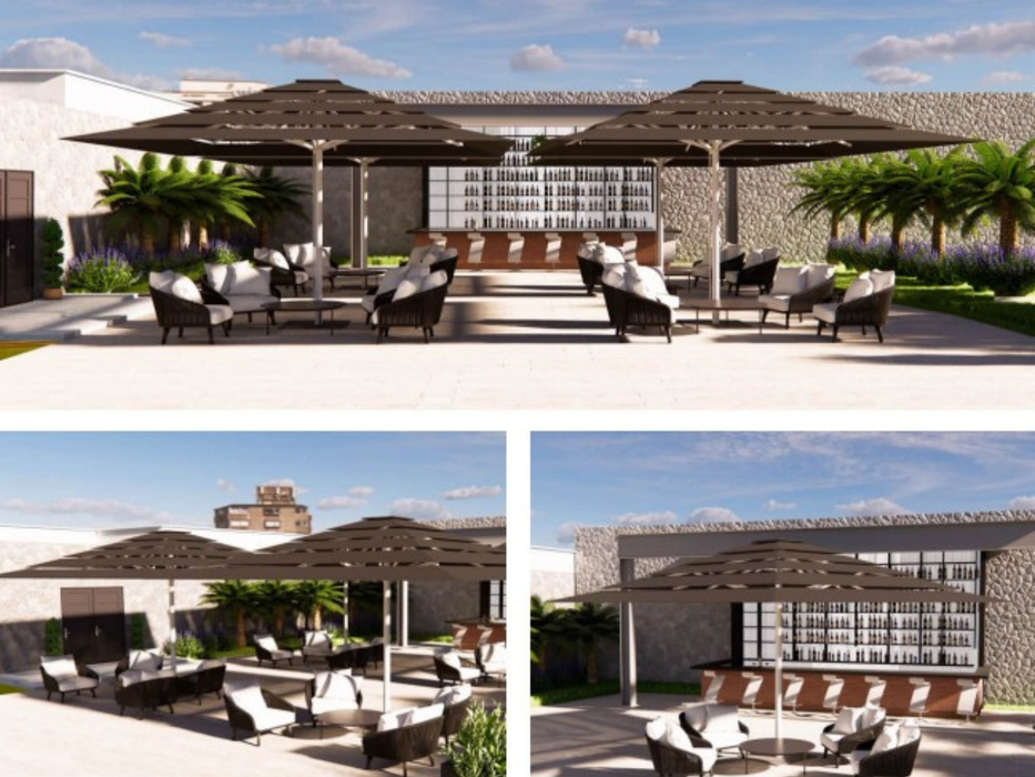 Ombrellone Era Glamour 5X5 MT