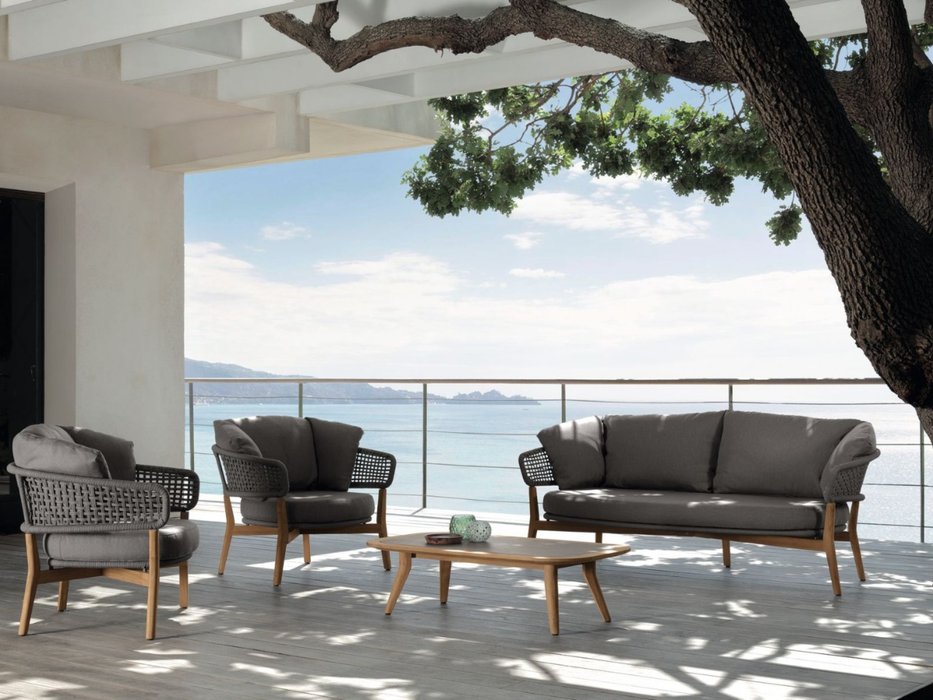 Divano a 2 posti Moon teak Talenti