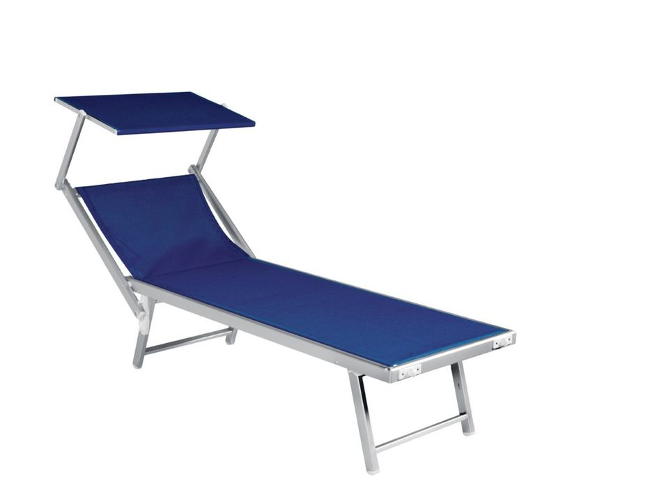 Lettino mare con tettuccio Greenwood