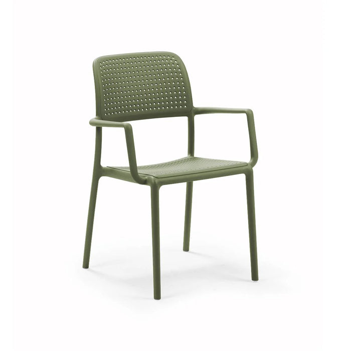 Bora outdoor chair with armrests