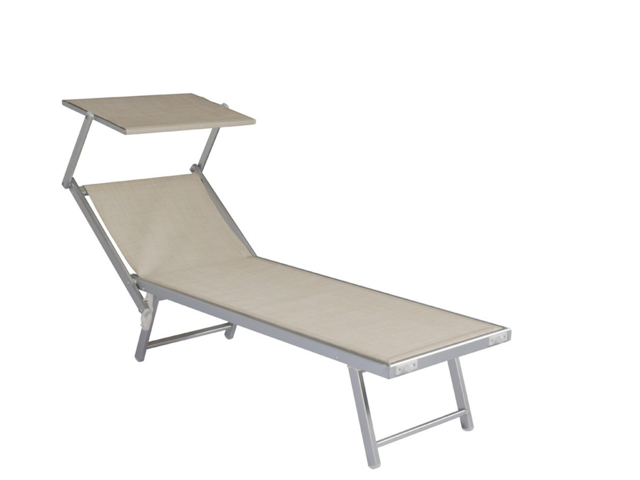 Lettino mare con tettuccio Greenwood