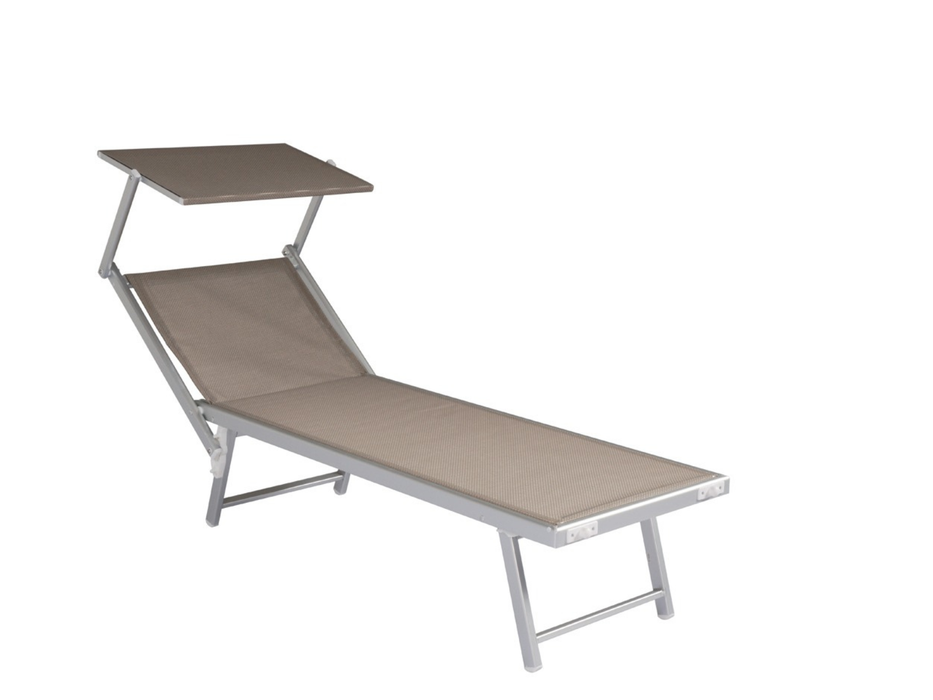 Lettino mare con tettuccio Greenwood